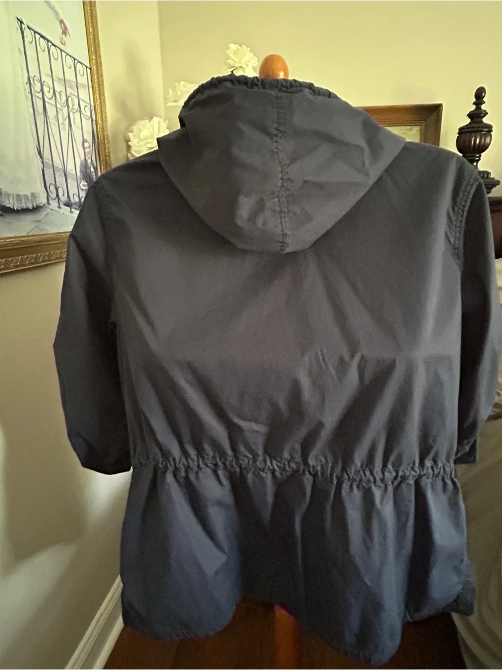 Michael Kors Women’s Navy Hooded Field Jacket Sz L